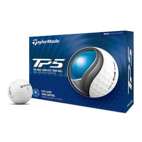 Balles de golf Taylormade TP5 Blanches