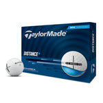 Balles de golf Taylormade DISTANCE + Blanches