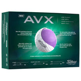 Balles de golf Titleist AVX Blanches
