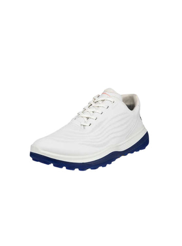 Chaussures de golf Ecco LT1 Blanc/Bleu