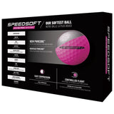 Balles de golf TAYLORMADE SPEED SOFT Roses HI-VIS