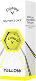 Balles de golf CALLAWAY SUPERSOFT Jaune