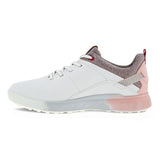 Chaussures de golf Ecco S-Three Blanc/Rose Women