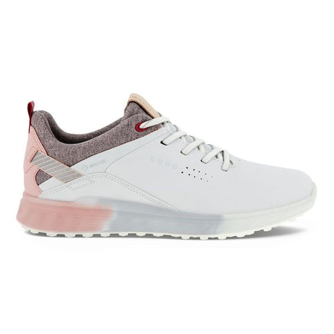 Chaussures de golf Ecco S-Three Blanc/Rose Women